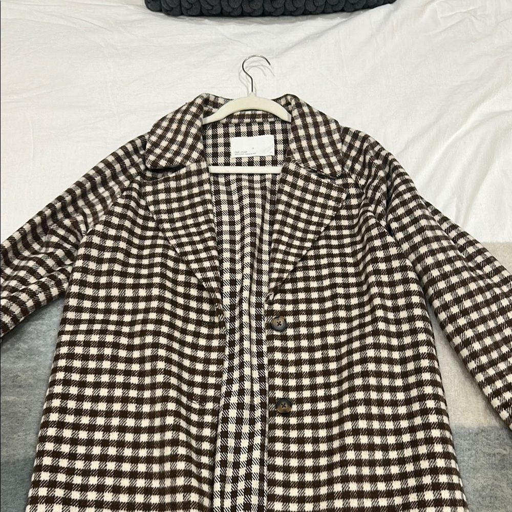 Oak and Fort Brown Checkered Women's Coat
